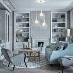 Les meilleures critiques de ⌛ IDEGU 3 Lampes Suspension Luminaire Moderne, Lustre Plafonnier En Forme De Cage à Vase Lampe De Plafond Pour Salon Cuisine Salle à Manger Restaurant - Diamètre 20cm, Blanc 🎁 -Suspension Soldes 16268980 3