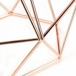 Les meilleures critiques de 🥰 IDEGU Suspension Luminaire Vintage Lustre En Forme De Diamant En Métal Plafonnier Lampe Suspension Pour Chambre Salon Restaurant - Diamètre 25cm (Or Rose) ✨ -Suspension Soldes 16269034 4