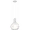 Promo 😍 Suspension Industrielle Vintage ,iDEGU Luminaires Style Retro Lustre Plafonniers Lampe Cuisine Salon Salle à Manger Chambre, Ø20cm - 1pcs Blanc 😉