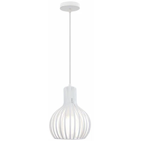 Promo 😍 Suspension Industrielle Vintage ,iDEGU Luminaires Style Retro Lustre Plafonniers Lampe Cuisine Salon Salle à Manger Chambre, Ø20cm - 1pcs Blanc 😉 1 Promo 😍 Suspension Industrielle Vintage ,iDEGU Luminaires Style Retro Lustre Plafonniers Lampe Cuisine Salon Salle à Manger Chambre, Ø20cm - 1pcs Blanc 😉
