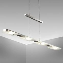 Coupon ✨ B.K.LICHT Suspension LED Design Plafonnier Luminaire Plafond Cuisine Salle à Manger ✨