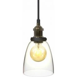 Vente flash ❤️ B.K.LICHT Suspension Vintage Lustre Verre Retro éclairage Plafond Loft Edison 🤩