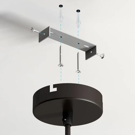 Vente flash ❤️ B.K.LICHT Suspension Vintage Lustre Verre Retro éclairage Plafond Loft Edison 🤩 3 Vente flash ❤️ B.K.LICHT Suspension Vintage Lustre Verre Retro éclairage Plafond Loft Edison 🤩 – Image 3