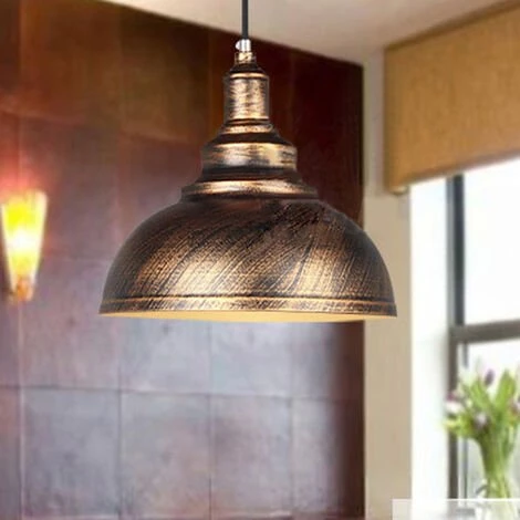 Meilleure vente ✨ AXHUP Lot De 2 Lustre Industrielle En Métal Rétro Suspension Vintage Luminaire Pour Salon Chambre Restaurant 😍 2 Meilleure vente ✨ AXHUP Lot De 2 Lustre Industrielle En Métal Rétro Suspension Vintage Luminaire Pour Salon Chambre Restaurant 😍 – Image 2