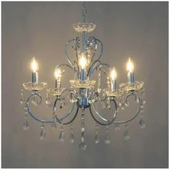 Top 10 💯 KOSILUM Lustre Cristal Argent - Pavia - Argenté / Chromé ✨