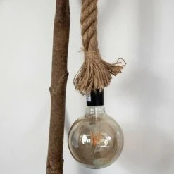 Meilleure affaire 🔥 XANLITE - Suspension Vintage, Corde De Chanvre, Culot E27 - SDVCOR01 🎁 -Suspension Soldes 18355922 3