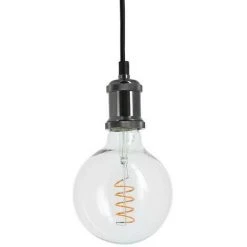 Sortie 😉 TOULUM - Suspension à Douille Noire, Style Vintage, 120 Cm De Câble, Culot E27 - TSDVEB02 ✨ -Suspension Soldes 18355947 3