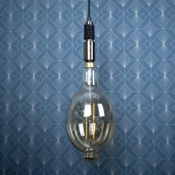 Le moins cher ❤️ XANLITE - Suspension Spirale En Métal Noir, Culot E27 - COSDESPB 🔥 -Suspension Soldes 18355957 3