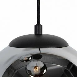 Grosses soldes 🌟 QAZQA Pallon - Suspension Art Deco - 3 Lumière - Ø 45 Cm - Argenté - Art Deco - Éclairage Intérieur - Salon I Chambre I Cuisine I Salle à Manger - Argenté 👍 -Suspension Soldes 18389035 3