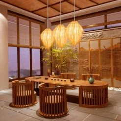 Top 10 😀 BARCELONA LED Suspension En Osier "Tina" E27 ⭐ -Suspension Soldes 18731295 3