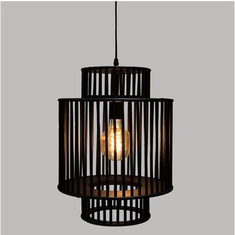 Top 10 🧨 Atmosphera - Luminaire Suspension En Bambou Noir D 32 Cm - Noir 😀 2 Top 10 🧨 Atmosphera - Luminaire Suspension En Bambou Noir D 32 Cm - Noir 😀 – Image 2