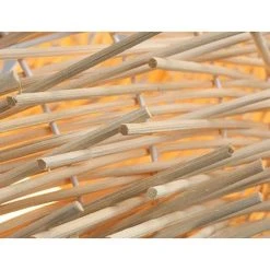 Tout neuf ⌛ BARCELONA LED Suspension En Osier "CACTUS" ✨ -Suspension Soldes 19310194 5