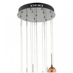 Meilleure affaire 🥰 DAR Suspension Aurelia Chrome Noir Poli Et Multicouleur 15 Ampoules - Chrome ❤️ 5 Meilleure affaire 🥰 DAR Suspension Aurelia Chrome Noir Poli Et Multicouleur 15 Ampoules - Chrome ❤️ -Suspension Soldes 19359279 2