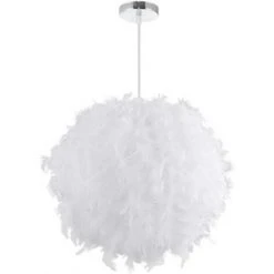 Meilleur prix ✨ STOEX Lustre Suspension En Plumes 30 Cm E27 40W Blanc 🎉