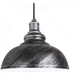 Les meilleures critiques de 🎁 IDEGU Rétro Suspension Industriel Vintages Argenté , Lustre Abat-jour Luminaire 29cm Style Vintage Rétro Métal Câble Réglable Pour Salon Cuisine Salle à Manger Restaurant - Argenté 🤩