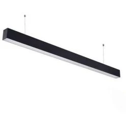 Sortie 😍 OPTONICA Réglette LED Fine Noire Suspendue 40W Linkable 1200mm Blanc Naturel 4000K 🔔