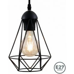 Remise ⌛ B.K.LICHT Suspension Métal Design Rétro éclairage Style Industriel Vintage Pour Ampoule E27 Max. 40W 🤩