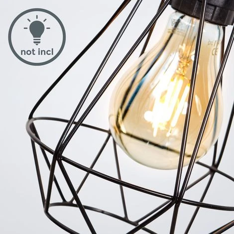 Remise ⌛ B.K.LICHT Suspension Métal Design Rétro éclairage Style Industriel Vintage Pour Ampoule E27 Max. 40W 🤩 3 Remise ⌛ B.K.LICHT Suspension Métal Design Rétro éclairage Style Industriel Vintage Pour Ampoule E27 Max. 40W 🤩 – Image 3