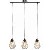 Nouveau 👏 B.K.LICHT Suspension Métal Trio Design Rétro éclairage Style Industriel Vintage Pour Ampoule E27 Max. 40W ⌛