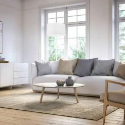 Bon marché ⭐ B.K.LICHT Suspension Textile éclairage Plafond Abat-jour Blanc Salon Salle à Manger Douille E27 😀 -Suspension Soldes 20408654 5