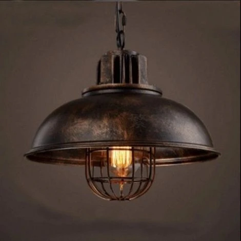 Meilleure vente ⭐ STOEX Suspension Lustre Abat-jour En Métal Loft Style Lampe Chandelier Industriel Vintage Pendentif Lumière E27, Rouille ✨ 2 Meilleure vente ⭐ STOEX Suspension Lustre Abat-jour En Métal Loft Style Lampe Chandelier Industriel Vintage Pendentif Lumière E27, Rouille ✨ – Image 2