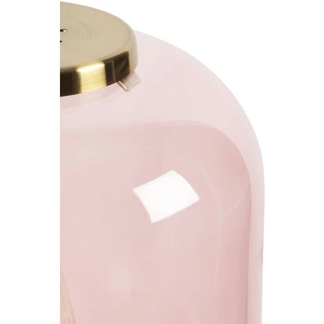 Sortie 🤩 QAZQA Bliss - Suspension Art Deco - 1 Lumière - Ø 30 Cm - Rose - Art Deco - Éclairage Intérieur - Salon I Chambre I Cuisine I Salle à Manger - Rose 🌟 3 Sortie 🤩 QAZQA Bliss - Suspension Art Deco - 1 Lumière - Ø 30 Cm - Rose - Art Deco - Éclairage Intérieur - Salon I Chambre I Cuisine I Salle à Manger - Rose 🌟 – Image 3