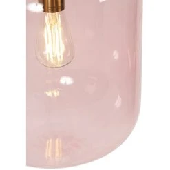 Sortie 🤩 QAZQA Bliss - Suspension Art Deco - 1 Lumière - Ø 30 Cm - Rose - Art Deco - Éclairage Intérieur - Salon I Chambre I Cuisine I Salle à Manger - Rose 🌟 7 Sortie 🤩 QAZQA Bliss - Suspension Art Deco - 1 Lumière - Ø 30 Cm - Rose - Art Deco - Éclairage Intérieur - Salon I Chambre I Cuisine I Salle à Manger - Rose 🌟 -Suspension Soldes 22723815 4