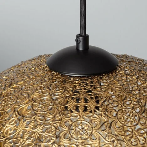 Nouveau ✨ LEDKIA Suspension Métal Aerba Doré - Doré 😉 4 Nouveau ✨ LEDKIA Suspension Métal Aerba Doré - Doré 😉 – Image 4