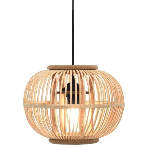 Grosses soldes 🎉 Lampe Suspendue Osier 40 W 30x22 Cm Globe E27 VidaXL 👍 2 Grosses soldes 🎉 Lampe Suspendue Osier 40 W 30x22 Cm Globe E27 VidaXL 👍 – Image 2