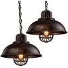 Les meilleures critiques de 😉 STOEX 2x Rétro Lustre Suspension En Fer Métal Ø33cm Art Lampe Industrielle Vintage Plafonnier Pour Café Bureau Bar Club, E27 Rouille ⌛