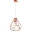 Tout neuf ✔️ STOEX Moderne Lustre Suspension Forme Diamant, Lampe De Plafond Abat-Jour Luminaire Métal Style Industrielle Décor,Or Rose 🔥