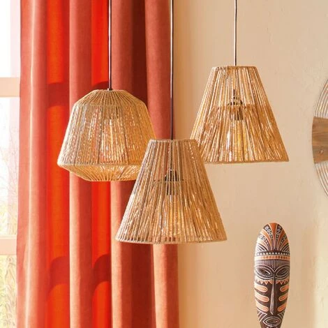 Meilleure vente ⌛ Suspension Corde Giada Naturel D30 Atmosphera - Naturel Clair - Naturel 🎁 2 Meilleure vente ⌛ Suspension Corde Giada Naturel D30 Atmosphera - Naturel Clair - Naturel 🎁 – Image 2