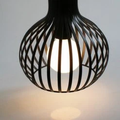 Offres ⌛ STOEX Lustre Suspensions Industrielle Cage Fer Lustre Abat-Jour E27 Noir ⌛ 9 Offres ⌛ STOEX Lustre Suspensions Industrielle Cage Fer Lustre Abat-Jour E27 Noir ⌛ -Suspension Soldes 24364084 5