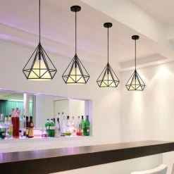 Le moins cher 🧨 STOEX Lustre Suspension Industrielle 25cm , Plafonnier Lampe De Plafond Abat-Jour Cage Diamant Corder Ajustable (Noir) 👍 7 Le moins cher 🧨 STOEX Lustre Suspension Industrielle 25cm , Plafonnier Lampe De Plafond Abat-Jour Cage Diamant Corder Ajustable (Noir) 👍 -Suspension Soldes 24364151 3