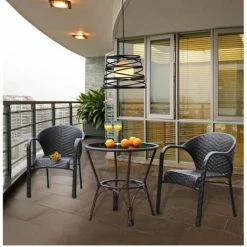 Promo 🥰 STOEX Lustre Suspension Industrielle Métal Rétro Vintage Ø 32cm - Noir ✨ -Suspension Soldes 24364172 4