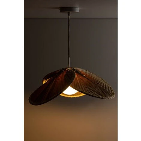 De gros ❤️ Lampe Suspendue En Feuille De Coco (Ø53 Cm) Kilda SKLUM Feuille De Coco - NATUREL 🔔 4 De gros ❤️ Lampe Suspendue En Feuille De Coco (Ø53 Cm) Kilda SKLUM Feuille De Coco - NATUREL 🔔 – Image 4