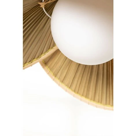 De gros ❤️ Lampe Suspendue En Feuille De Coco (Ø53 Cm) Kilda SKLUM Feuille De Coco - NATUREL 🔔 5 De gros ❤️ Lampe Suspendue En Feuille De Coco (Ø53 Cm) Kilda SKLUM Feuille De Coco - NATUREL 🔔 – Image 5