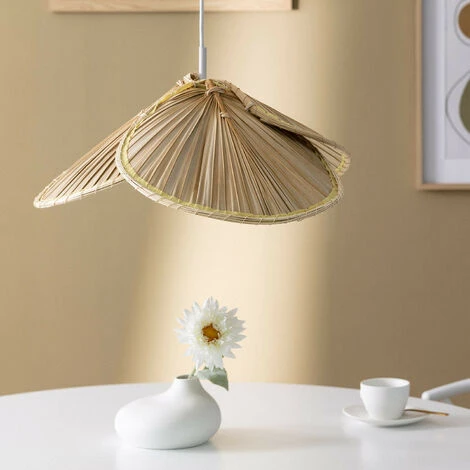 Remise 👍 LEDKIA Suspension Fibres Naturelles Majilily Naturel - Naturel ⭐ 4 Remise 👍 LEDKIA Suspension Fibres Naturelles Majilily Naturel - Naturel ⭐ – Image 4