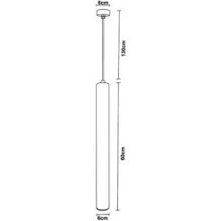 Sortie 🛒 Luminaire Suspendu GU10 IP20 60cm NOIR - Noir - SILAMP - Noir 🥰 -Suspension Soldes 25571050 5