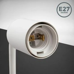 Meilleur prix 🛒 B.K.LICHT Applique Murale Design Rétro Industriel Métal Finition Blanche éclairage Salon & Chambre Lampe De Chevet Douille E27 🔥 -Suspension Soldes 25966352 4