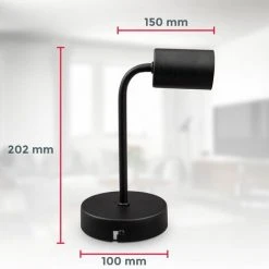 Bon marché ❤️ B.K.LICHT Applique Murale Design Rétro Industriel Métal Noir éclairage Salon & Chambre Lampe De Chevet, Douille E27 😍 9 Bon marché ❤️ B.K.LICHT Applique Murale Design Rétro Industriel Métal Noir éclairage Salon & Chambre Lampe De Chevet, Douille E27 😍 -Suspension Soldes 25966800 5