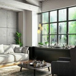 Budget 🧨 B.K.LICHT Suspension Vintage 3 Douilles E27 D’hauteur Différente Noir Mat éclairage Plafond Rétro Design Industrie Ø210 Hauteur 1200mm ❤️ -Suspension Soldes 25966803 3