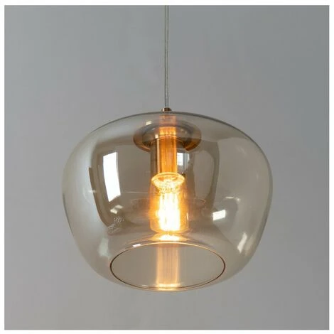 Le moins cher 😀 KOSILUM Suspension Chic En Verre Et Laiton - Irina - Bronze ❤️ 1 Le moins cher 😀 KOSILUM Suspension Chic En Verre Et Laiton - Irina - Bronze ❤️