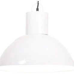 Promo ❤️ Lampe Suspendue 25 W Blanc Rond 48 Cm E27 VidaXL 😀