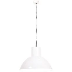 Promo ❤️ Lampe Suspendue 25 W Blanc Rond 48 Cm E27 VidaXL 😀 -Suspension Soldes 26776856 4