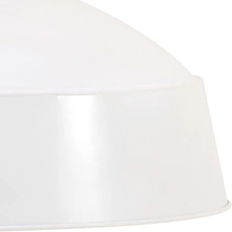 Acheter 🌟 Lampe Suspendue Industrielle 32 Cm Blanc E27 VidaXL 🤩 5 Acheter 🌟 Lampe Suspendue Industrielle 32 Cm Blanc E27 VidaXL 🤩 – Image 5