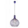 Tout neuf 👏 GLOBO Suspension Lampe Suspension Métal Violet Plastique H 150 Cm Salon Chambre 😉