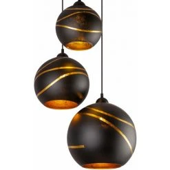 Bon marché ✨ Pendule Lampe Suspendue Salle À Manger Boule De Verre Luminaire Feuille Or Plafonnier Spot Globo 54005-3H 🎉 8 Bon marché ✨ Pendule Lampe Suspendue Salle À Manger Boule De Verre Luminaire Feuille Or Plafonnier Spot Globo 54005-3H 🎉 -Suspension Soldes 27092286 4