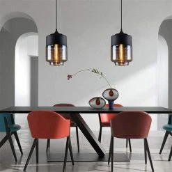 Offres 🎉 WOTTES Lot De 4 Lustre Suspension Rétro Industriel Luminaire Abat-jour En Verre Avec Fil Ajustable Pour Chambre Salon Bar Café - Noir ❤️ 7 Offres 🎉 WOTTES Lot De 4 Lustre Suspension Rétro Industriel Luminaire Abat-jour En Verre Avec Fil Ajustable Pour Chambre Salon Bar Café - Noir ❤️ -Suspension Soldes 27440942 3