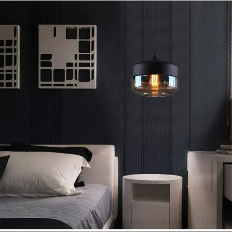 Offres 🎉 WOTTES Lot De 4 Lustre Suspension Rétro Industriel Luminaire Abat-jour En Verre Avec Fil Ajustable Pour Chambre Salon Bar Café - Noir ❤️ 5 Offres 🎉 WOTTES Lot De 4 Lustre Suspension Rétro Industriel Luminaire Abat-jour En Verre Avec Fil Ajustable Pour Chambre Salon Bar Café - Noir ❤️ – Image 5